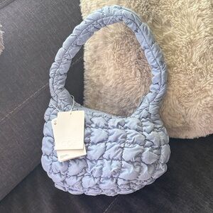 NWT COS Soft Blue Quilted Shoulder Bag